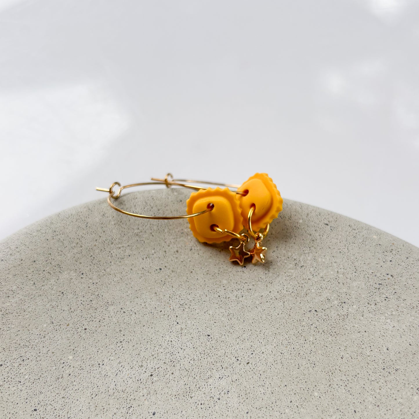 RAVIOLI HOOP EARRINGS