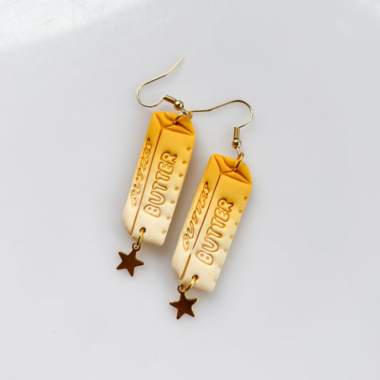 BUTTER STICK EARRINGS