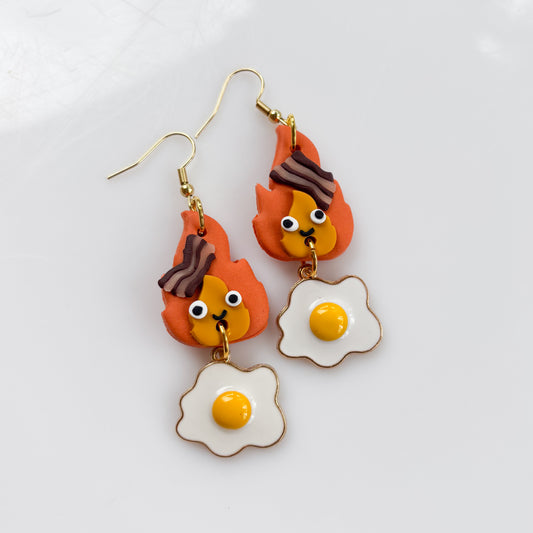 EGG CALCIFER EARRINGS
