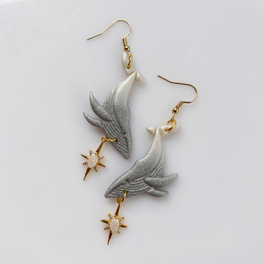 WHALE EARRINGS