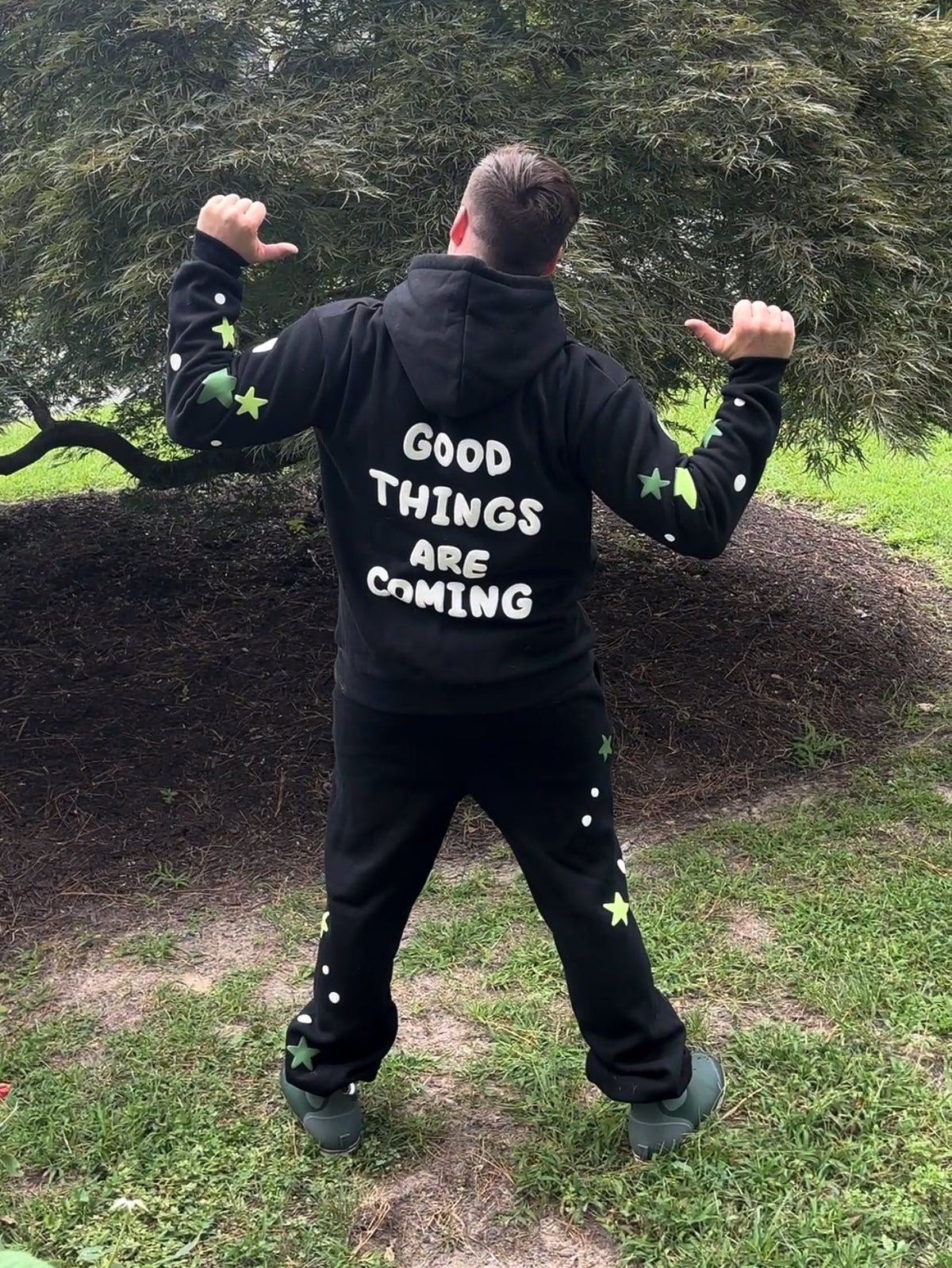 ‘GOOD THINGS ARE COMING' SWEAT SUIT (HOODIE AND/OR SWEATS)