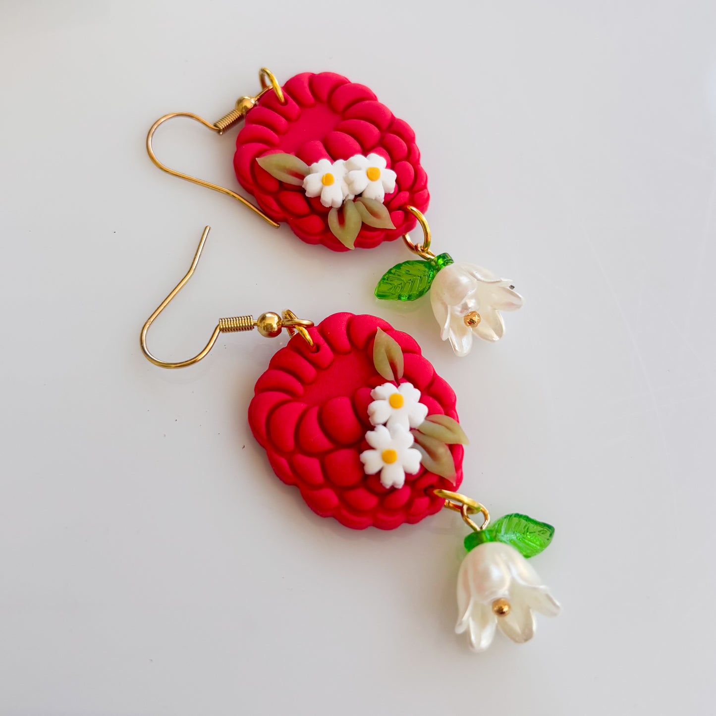 RASPBERRY EARRINGS