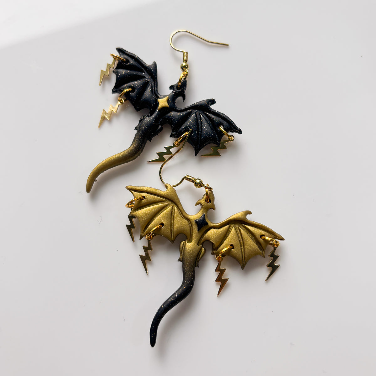 BRONZE & BLACK LIGHTNING DRAGONS