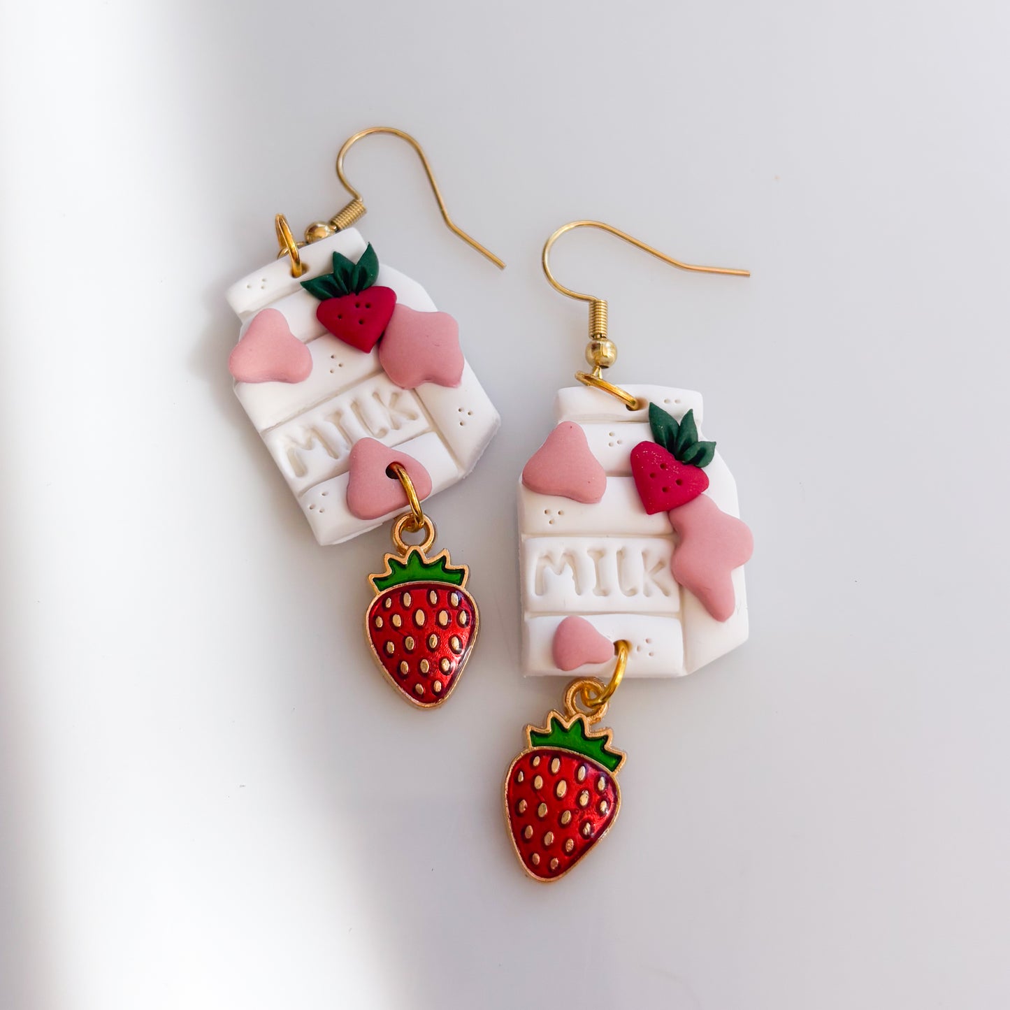 STRAWBERRY MILK EARRINGS