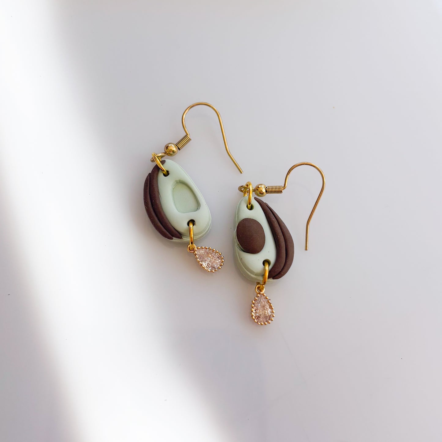 AVOCADO & CHARM EARRINGS