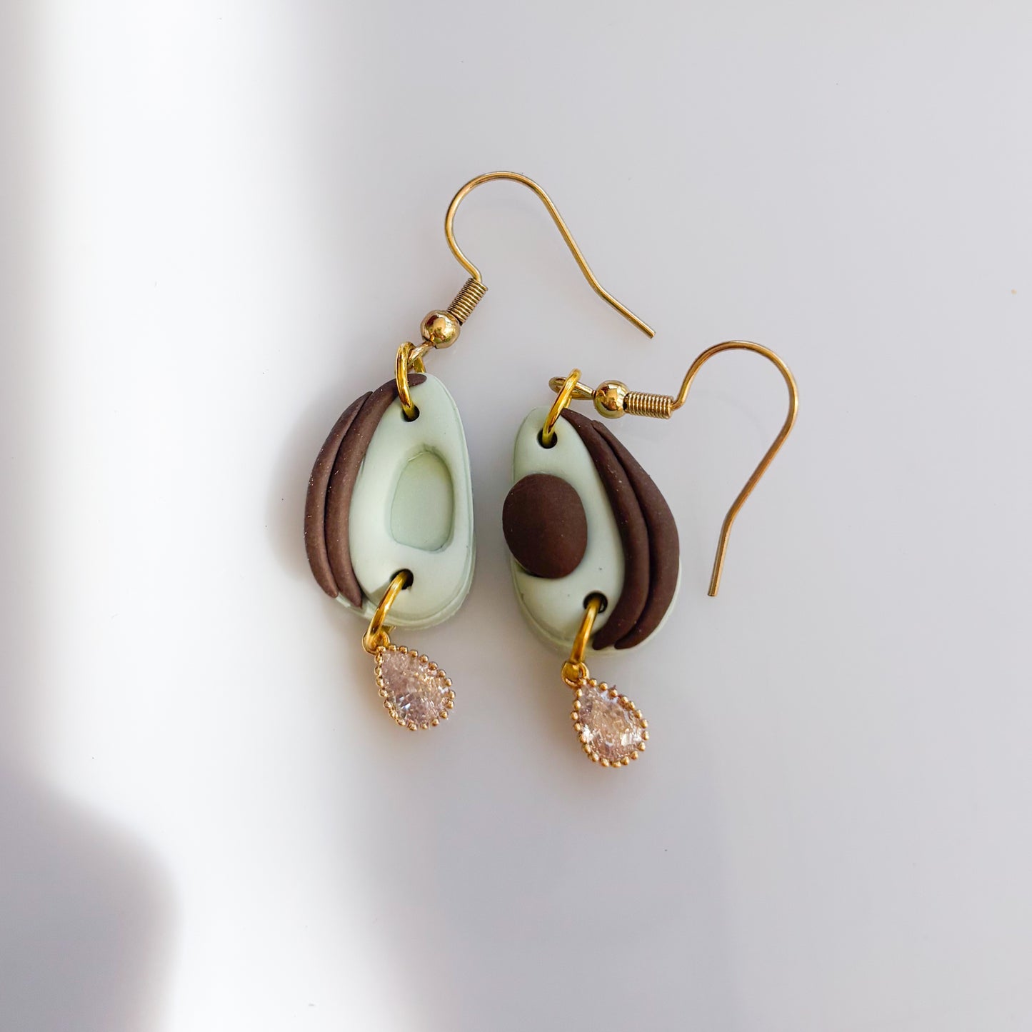 AVOCADO & CHARM EARRINGS