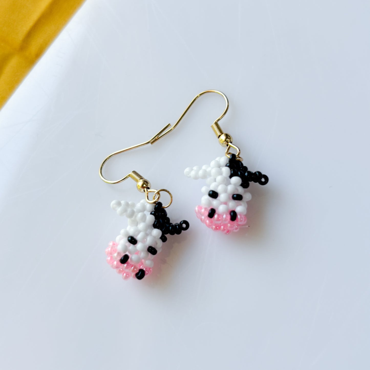 COW CHARM EARRINGS