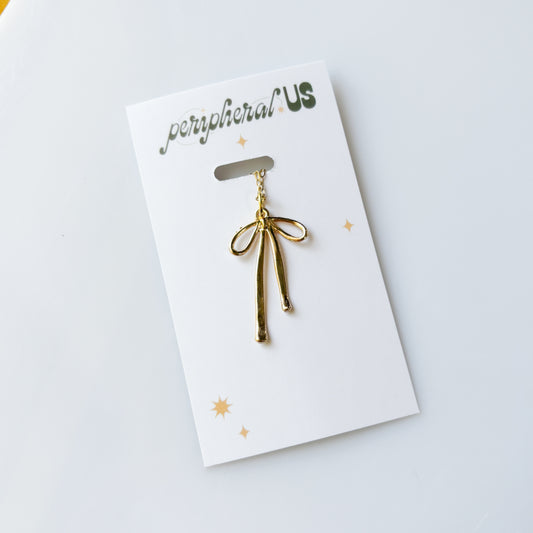 BOW CHARM NECKLACE