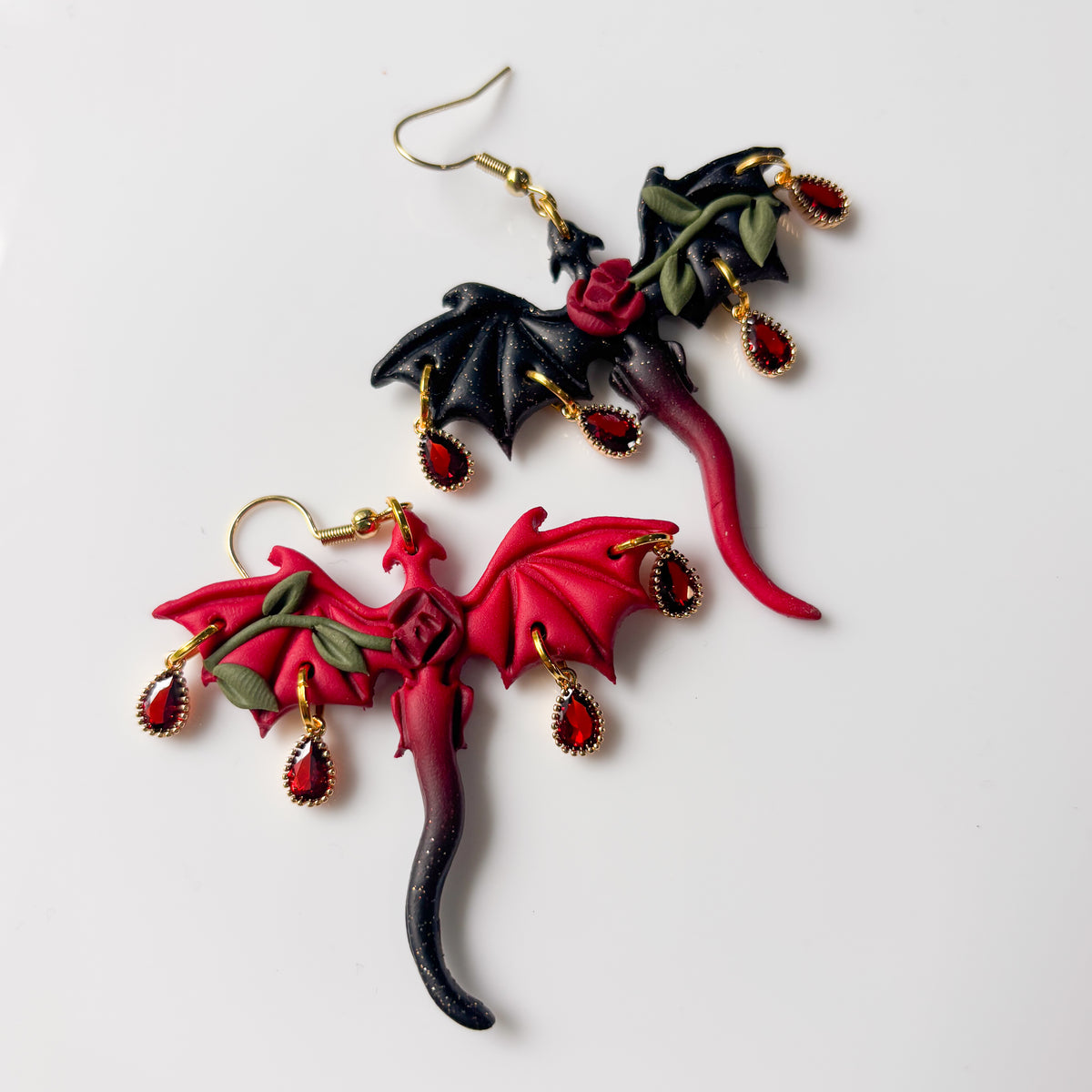 GOTHIC ROSE OMBRE DRAGONS