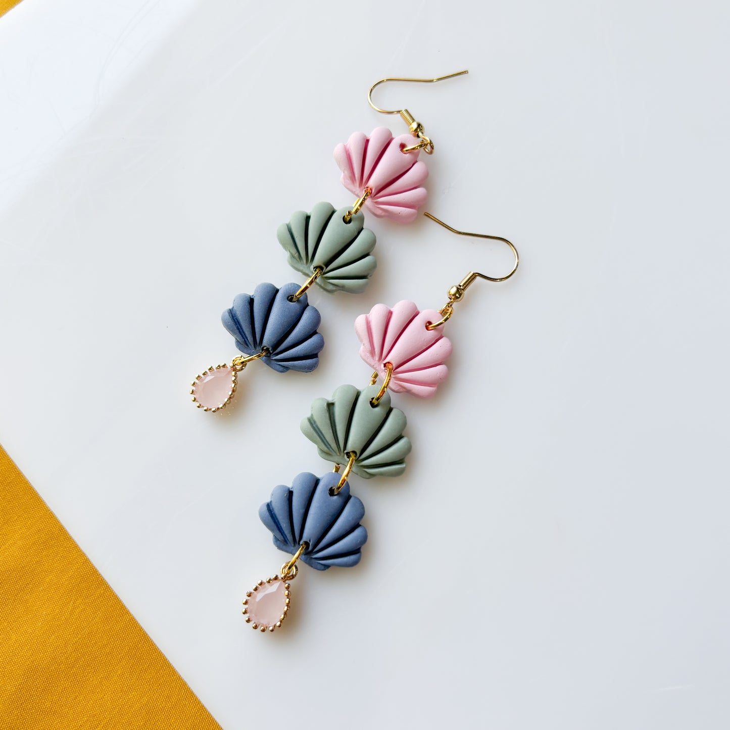 SEASHELL TRIO EARRINGS