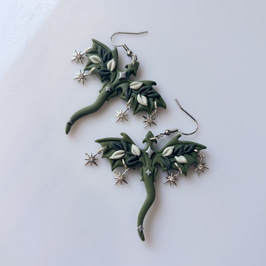 CELESTIAL DRAGON EARRINGS (LARGE)