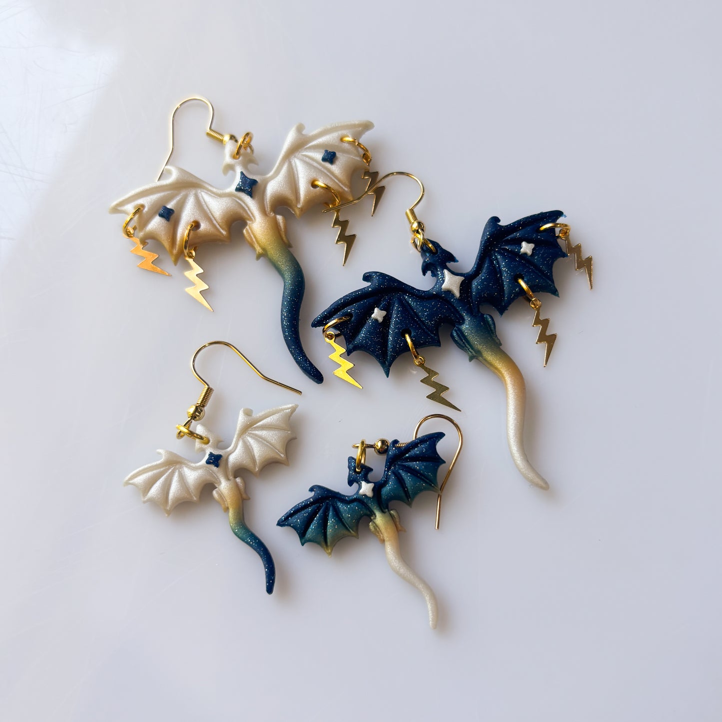 STARRY NIGHT DRAGON EARRINGS (LARGE)