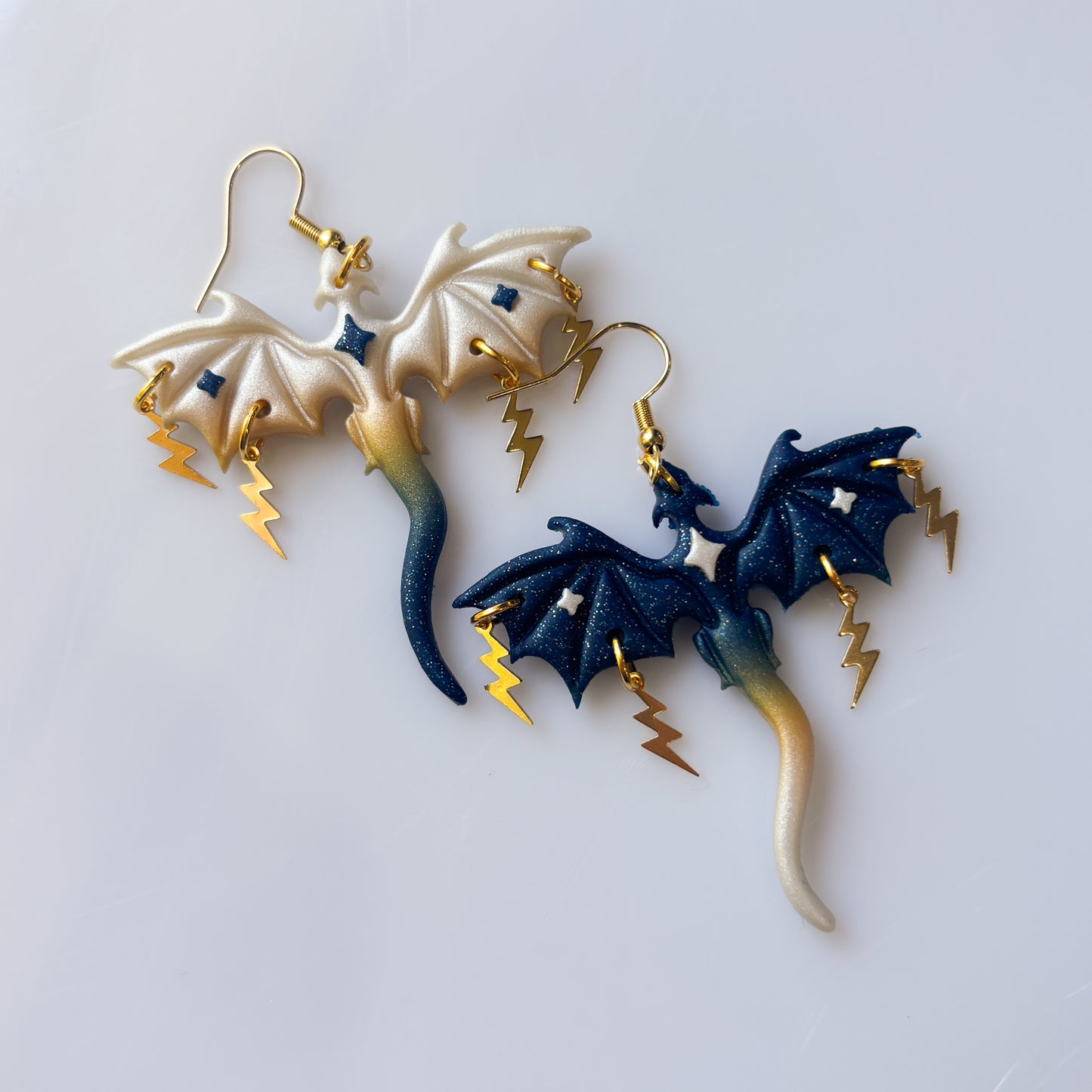 STARRY NIGHT DRAGON EARRINGS (LARGE)
