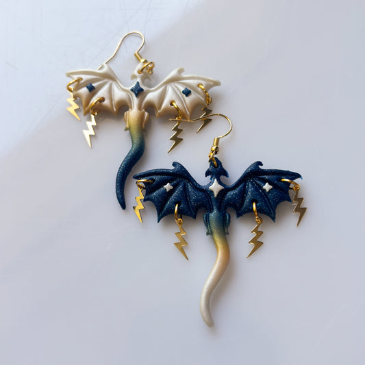 STARRY NIGHT DRAGON EARRINGS (LARGE)
