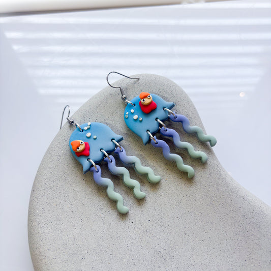 PONYO JELLYFISH EARRINGS