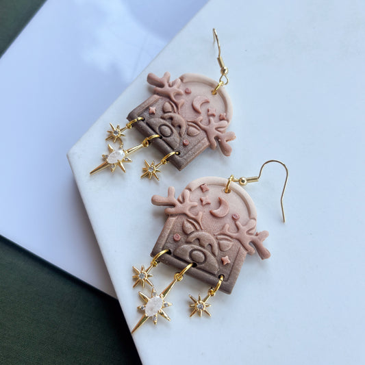 REINDEER OMBRE EARRINGS