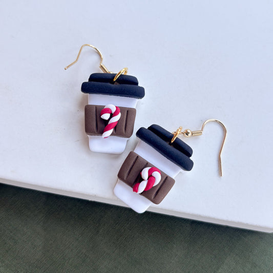 PEPPERMINT MOCHA EARRINGS