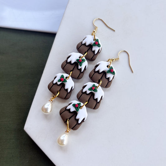 FIGGY PUDDING TRIO EARRINGS