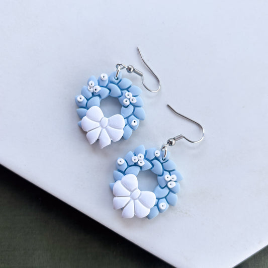 WINTER WREATH EARRINGS