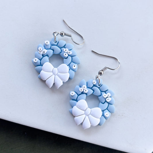 WINTER WREATH EARRINGS