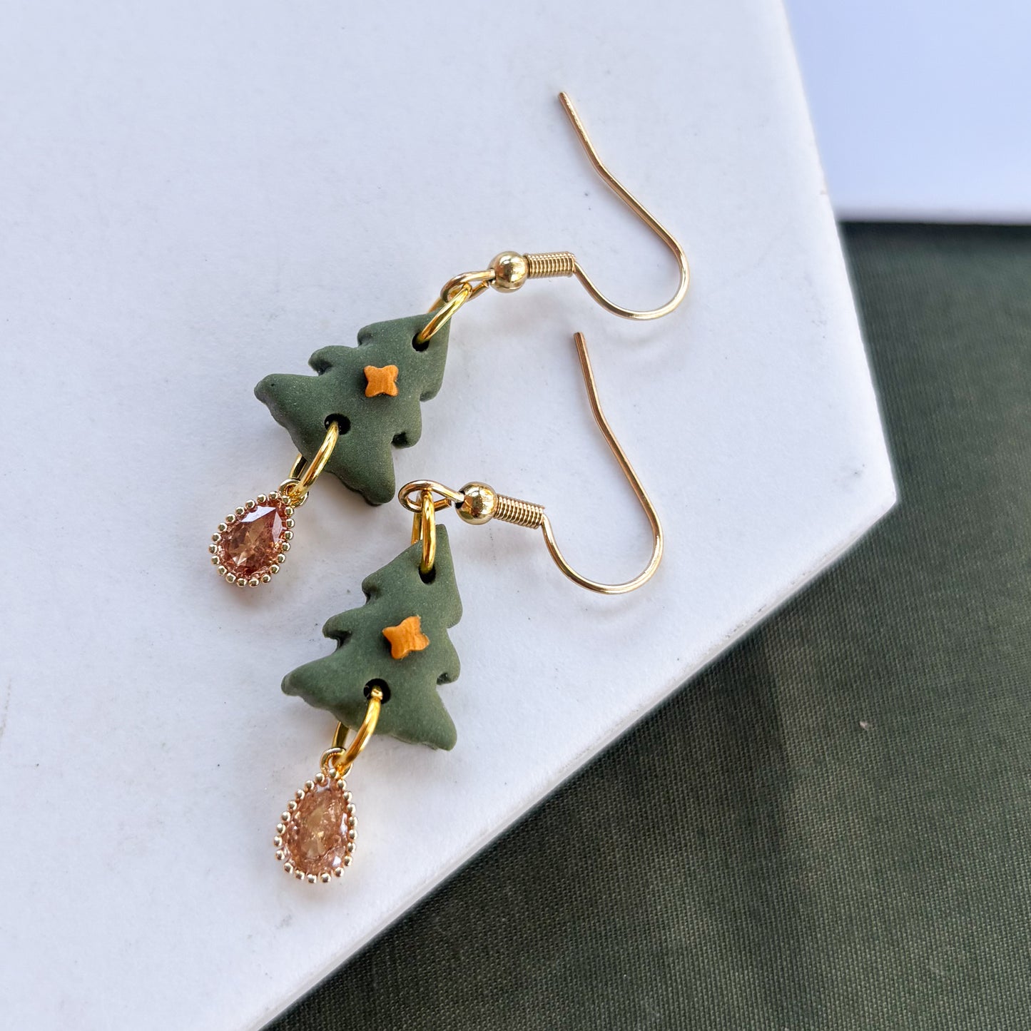 CHRISTMAS TREE EARRINGS