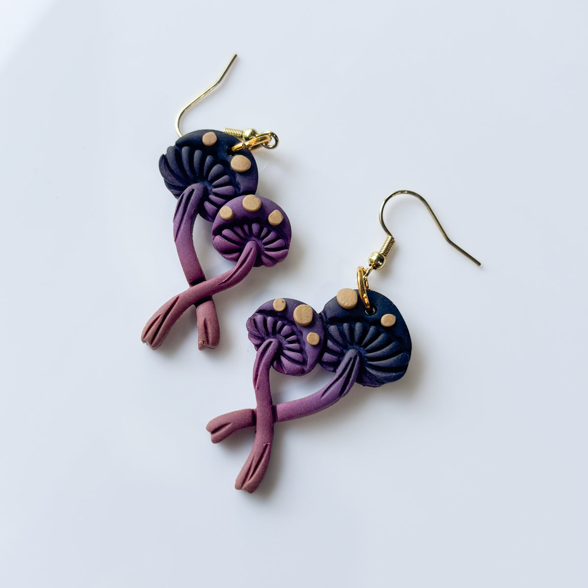 HALLOWEEN MUSHROOM EARRINGS