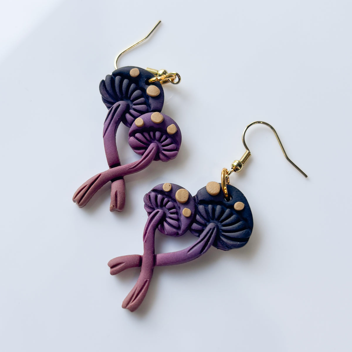 HALLOWEEN MUSHROOM EARRINGS