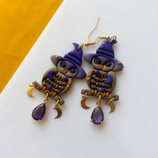 WIZARD OWL EARRINGS