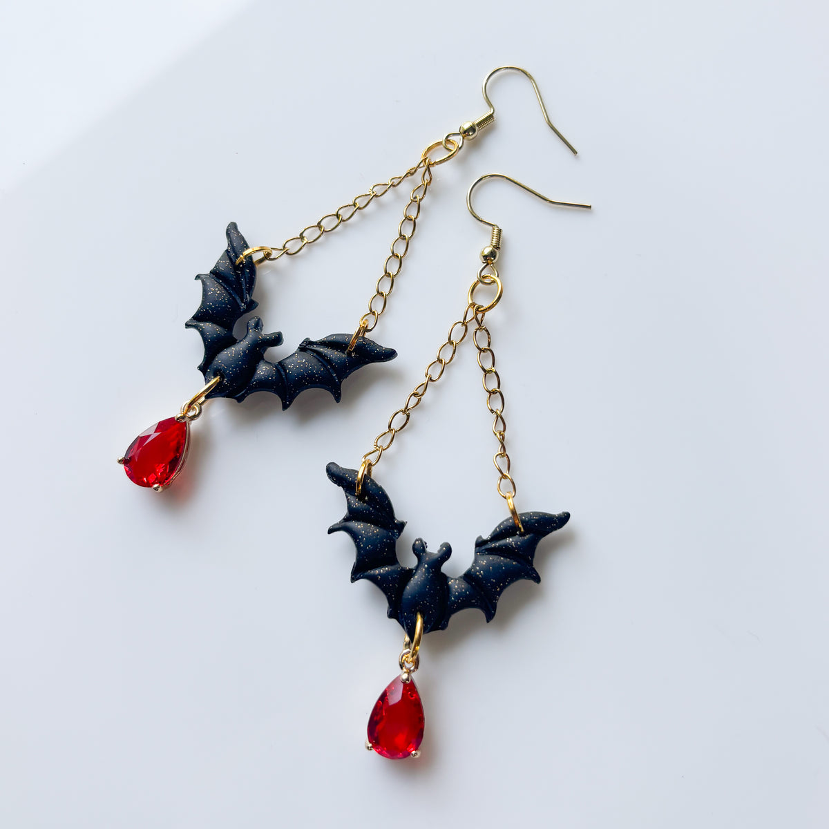 HANGING BAT EARRINGS