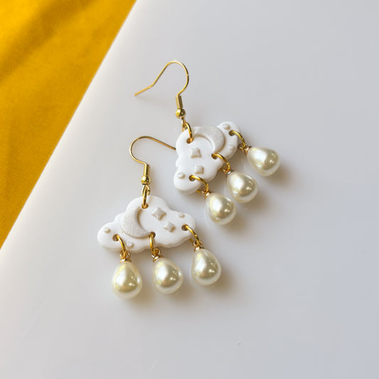 PEARL CLOUD EARRINGS