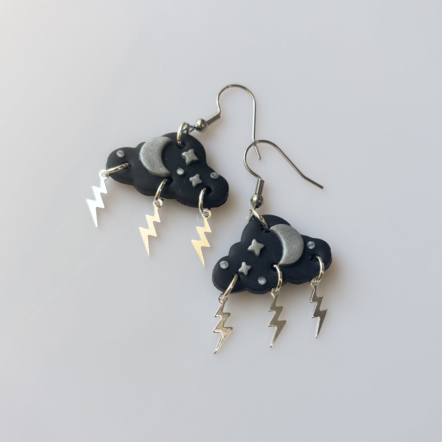 BLACK CLOUD EARRINGS
