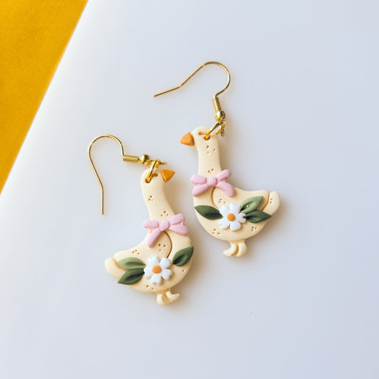 PINK GEESE EARRINGS