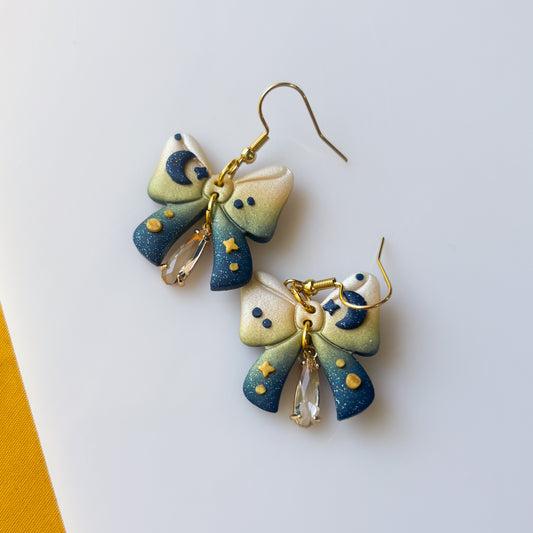 STARRY BOW EARRINGS