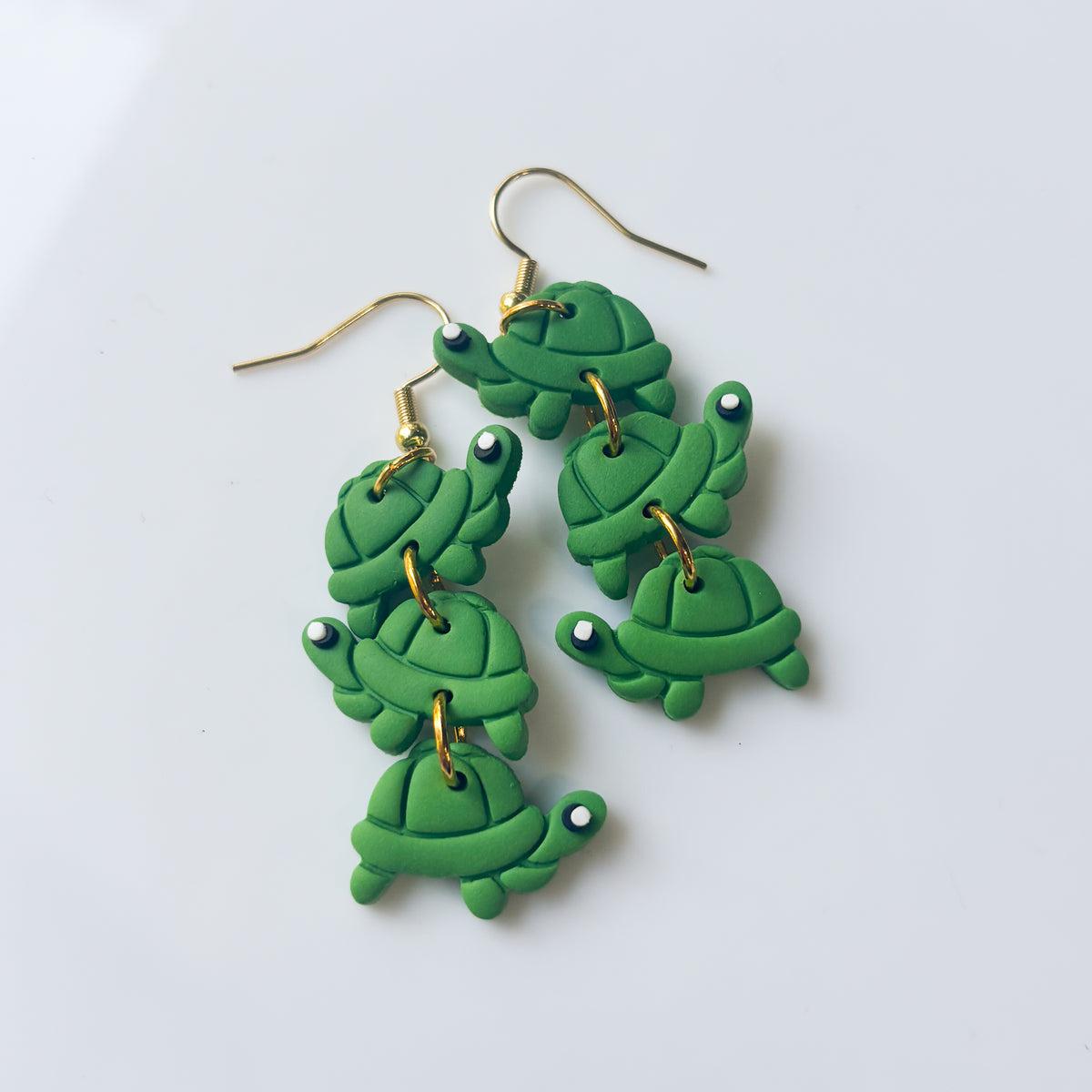 TURTLE BALLOON ANIMAL EARRINGS
