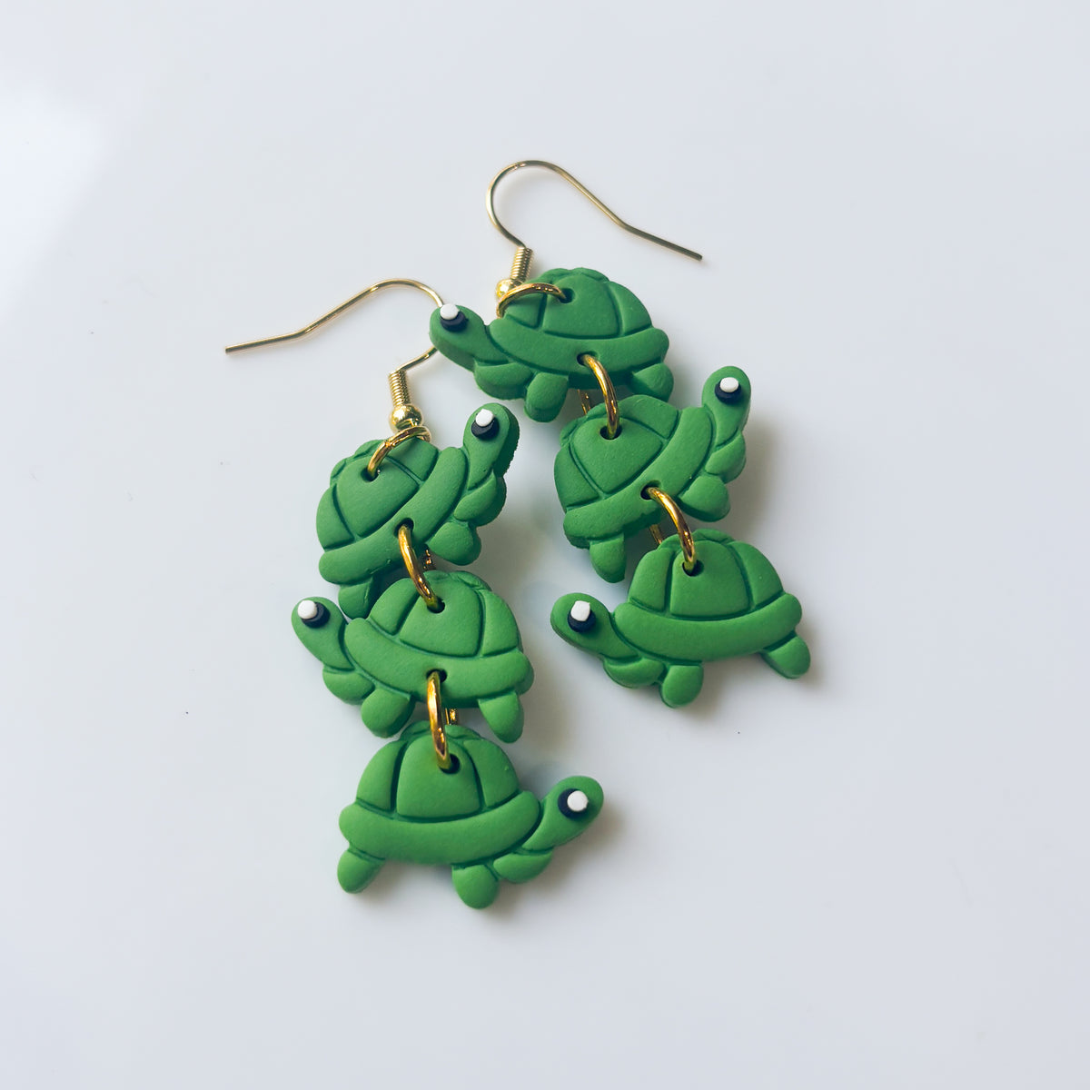 TURTLE BALLOON ANIMAL EARRINGS