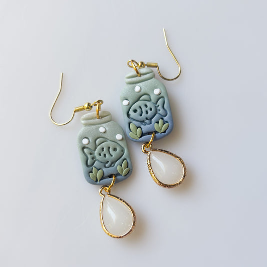 FISH JAR EARRINGS