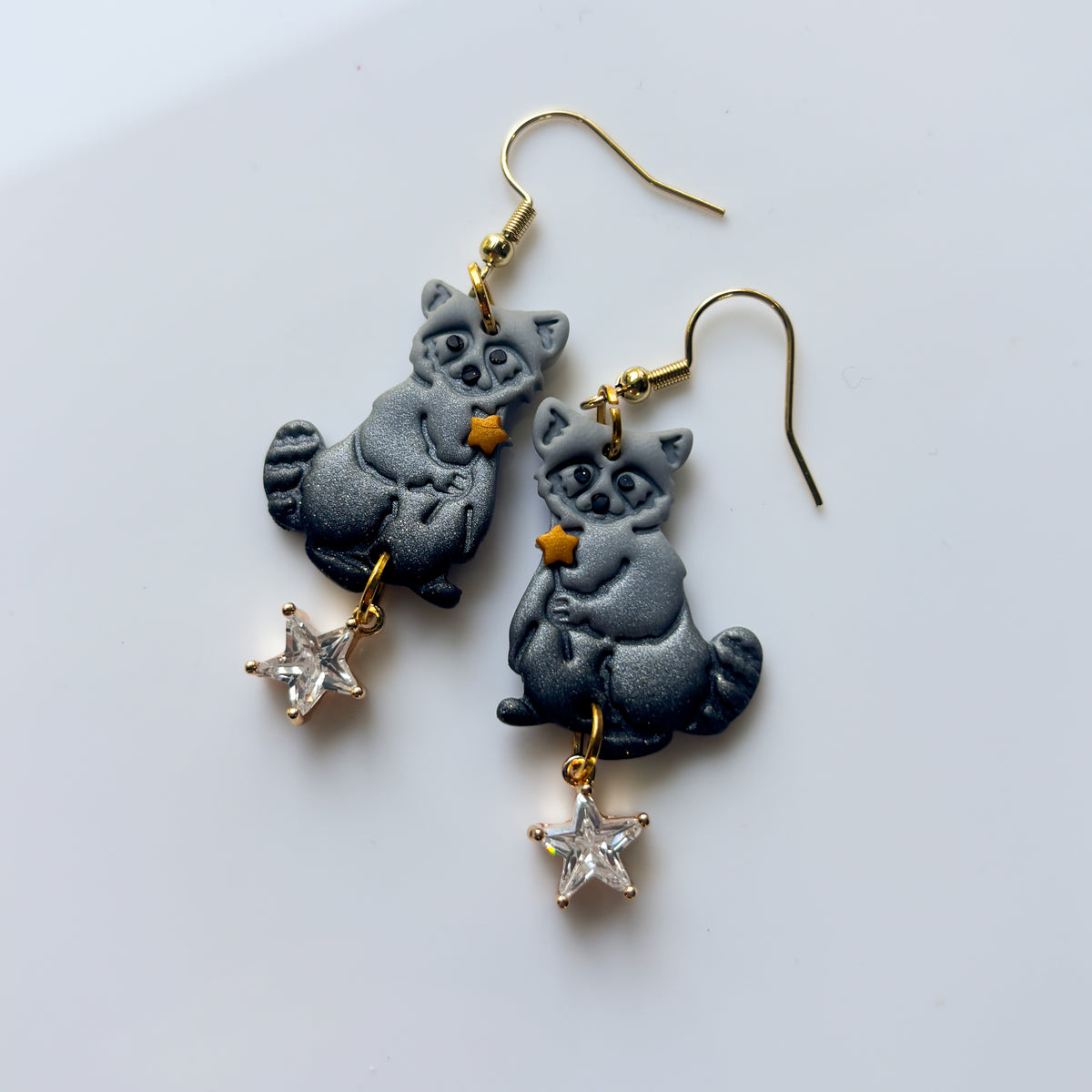 WIZARD RACCOON EARRINGS