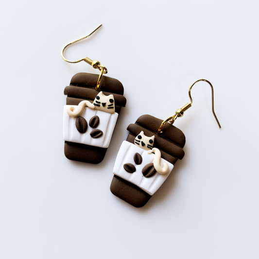CAT-PPUCHINO EARRINGS
