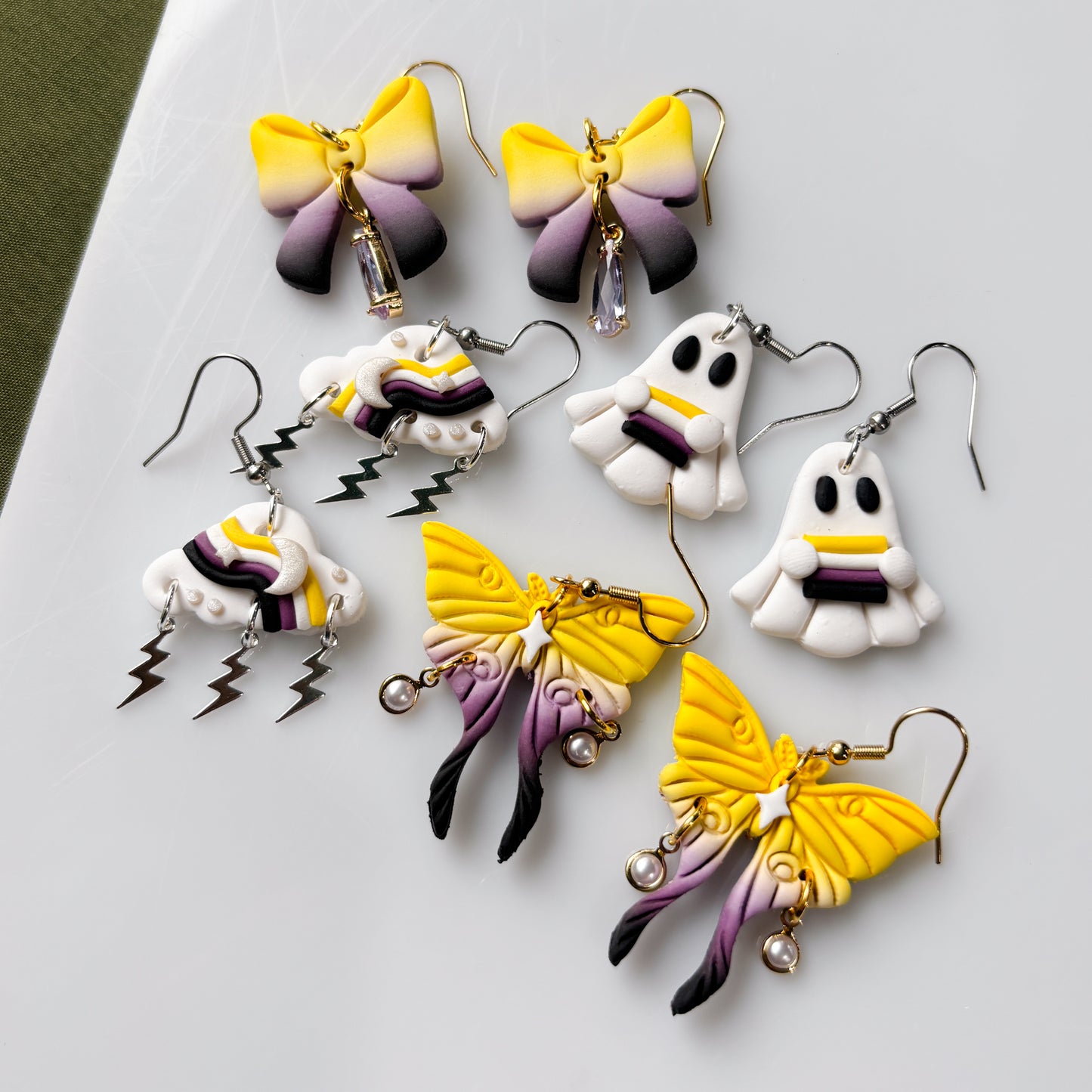NONBINARY PRIDE EARRINGS