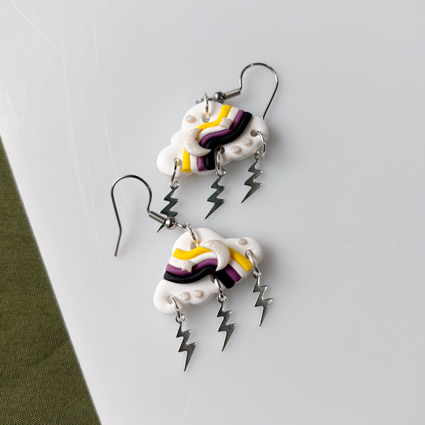 NONBINARY PRIDE EARRINGS