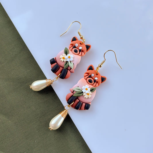 RED PANDA EARRINGS