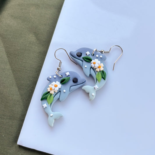 DOLPHIN EARRINGS