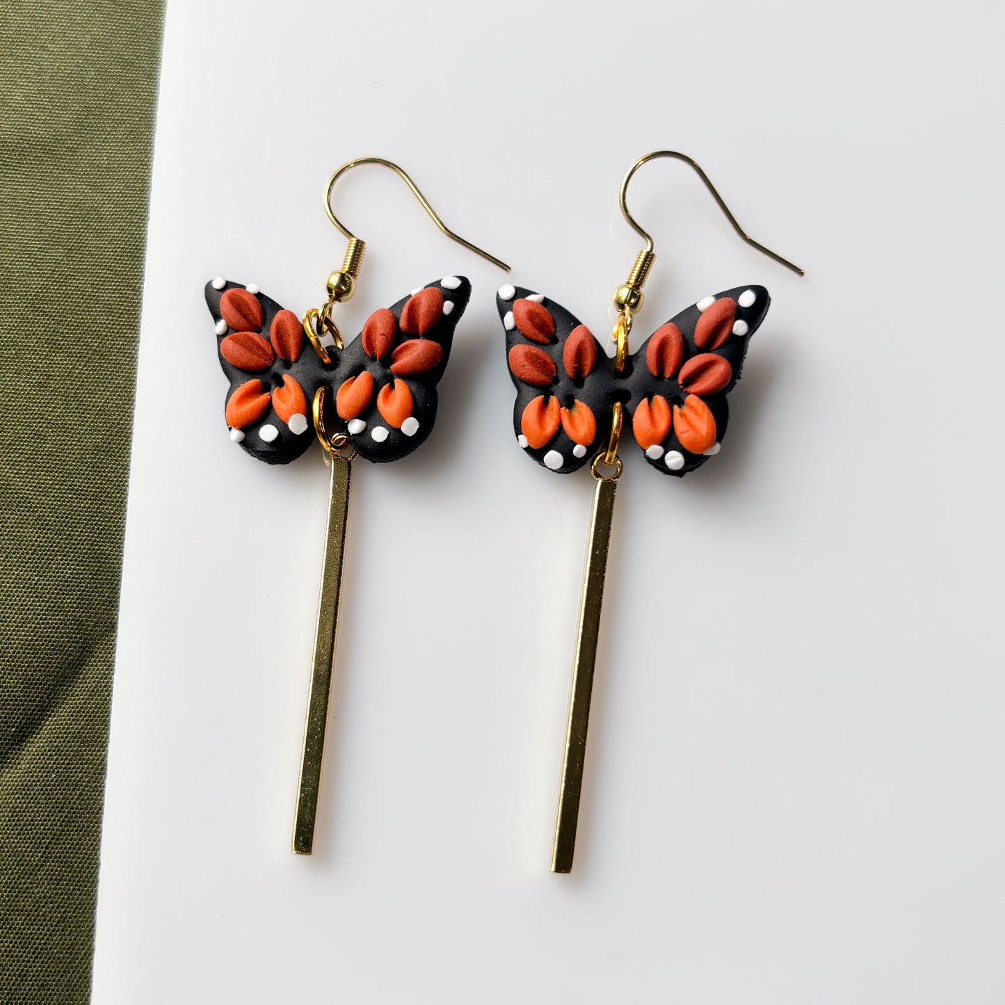 MONARCH BUTTERFLY EARRINGS