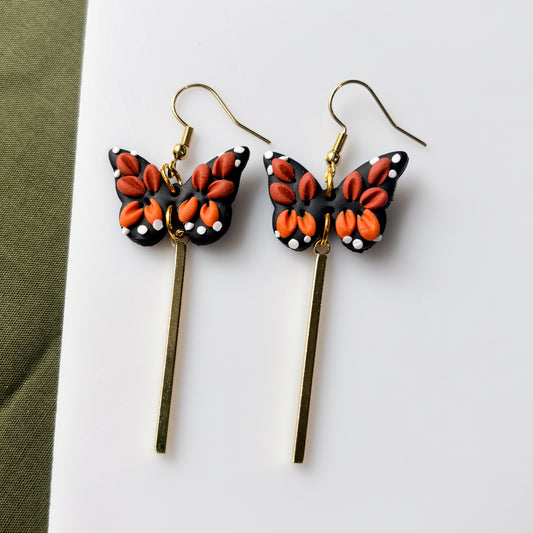 MONARCH BUTTERFLY EARRINGS