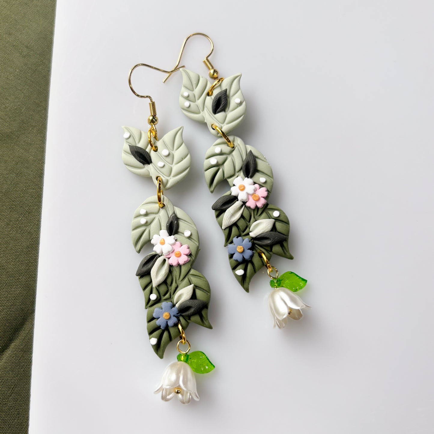 FLOWER DROP EARRINGS