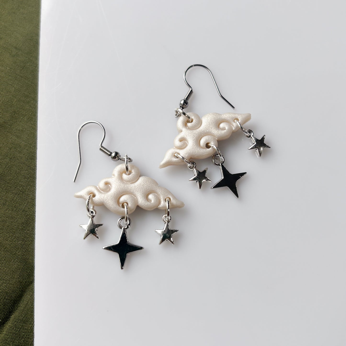 SWIRLY CLOUD EARRINGS