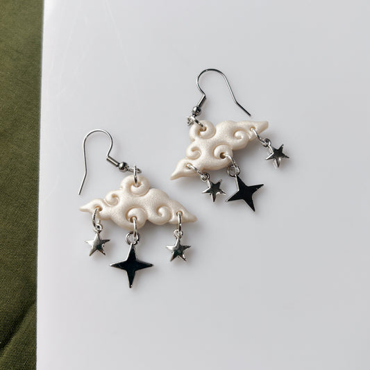SWIRLY CLOUD EARRINGS