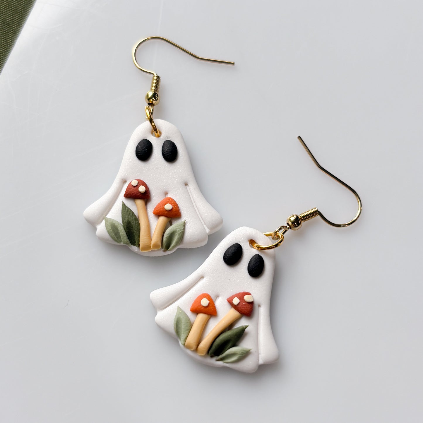 MUSHROOM GHOST EARRINGS