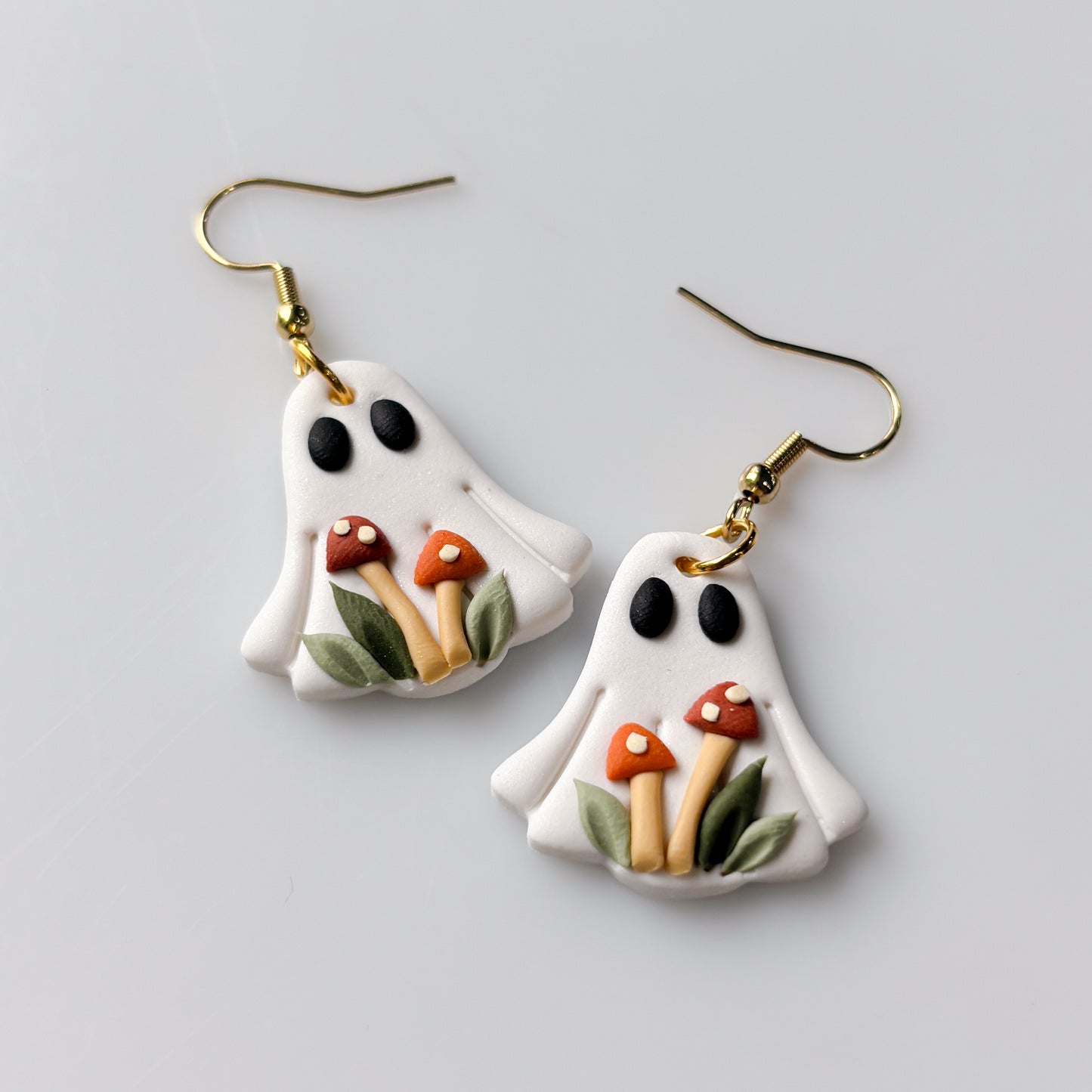 MUSHROOM GHOST EARRINGS