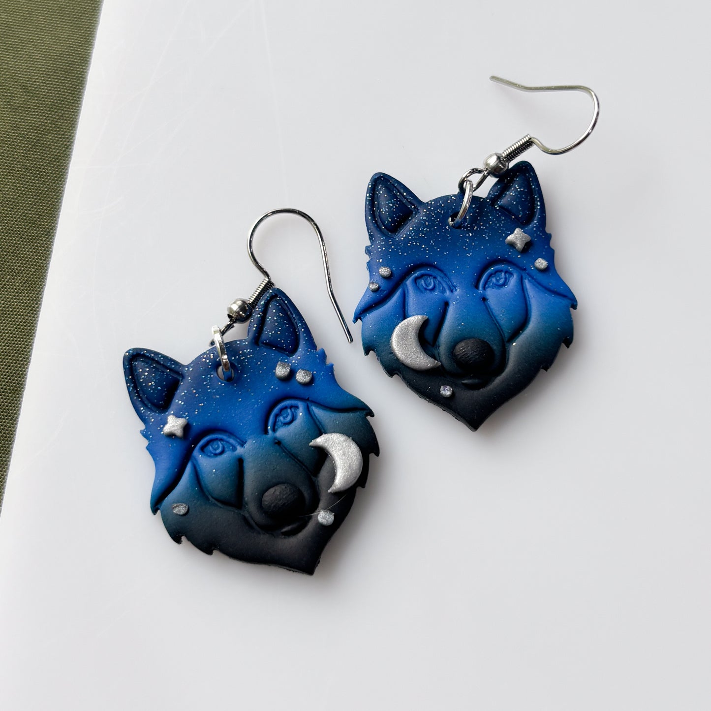 MIDNIGHT WOLF EARRINGS